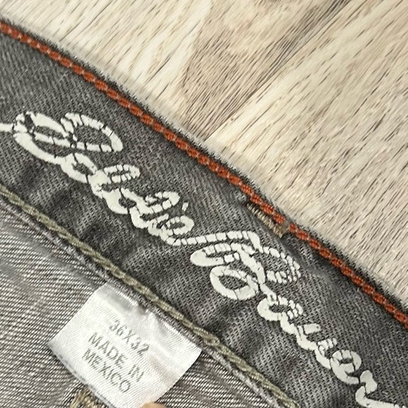 Eddie Bauer Straight Fit Specialty Dyed Gray Jeans Men’s Denim Size 34”x32” - Picture 4 of 7